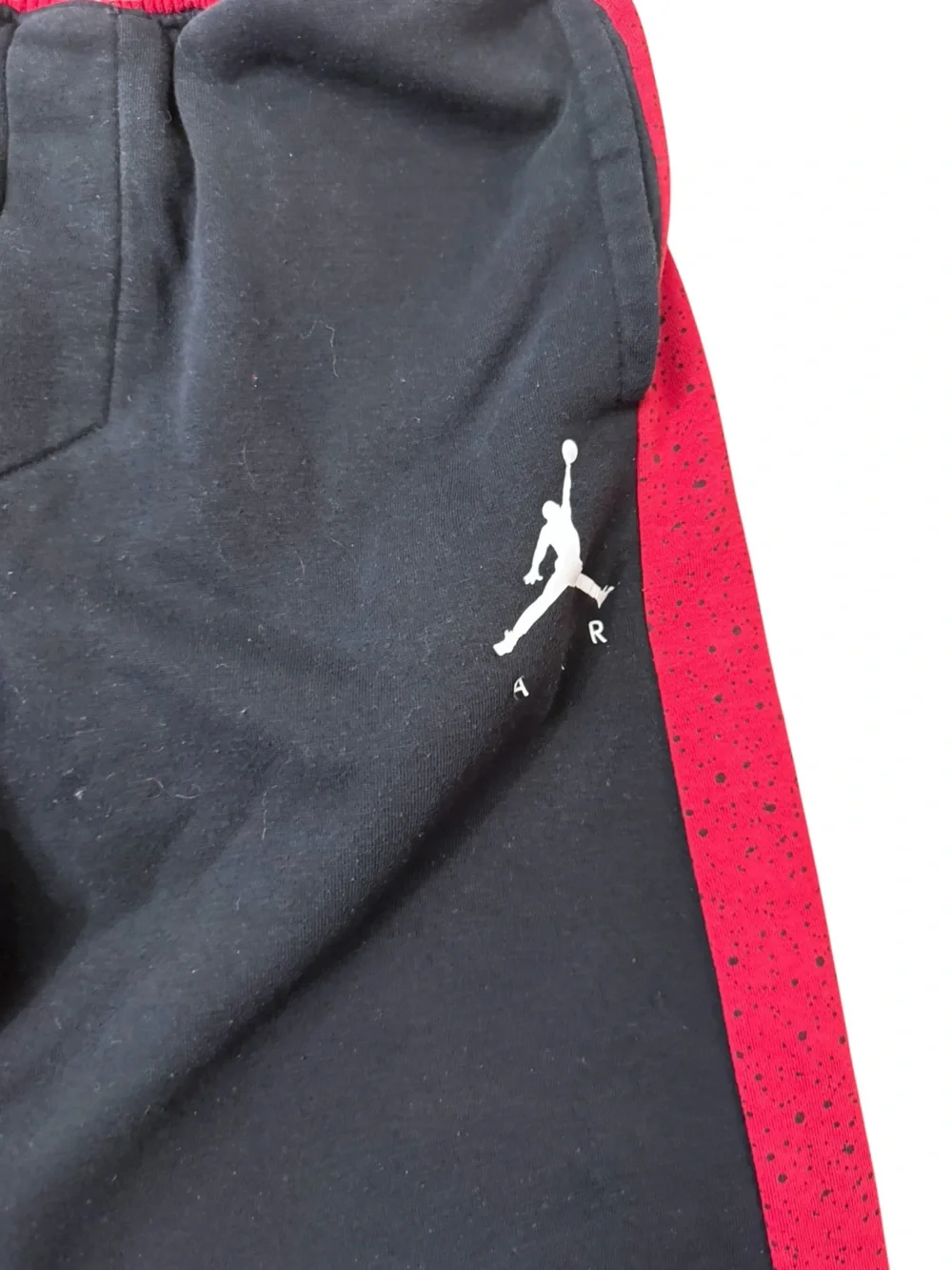 Jordan Red and Black Jumpman Long Sleeve Top with Matching Jogger Pants Size XL